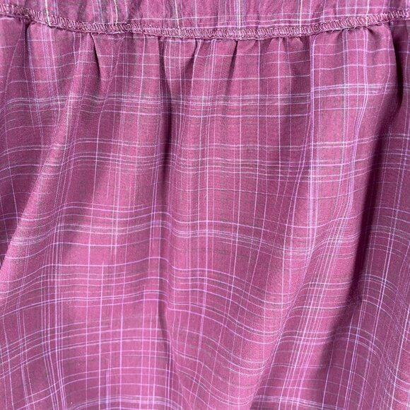 Lululemon Run Hustle Plum Shale Stripe Burgundy Full Zip Hooded Jacket Women 6 - Picture 9 of 12